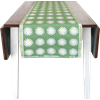Chemin de table 35x150cm Marguerite Vert