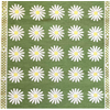 Chemin de table 35x150cm Marguerite Vert