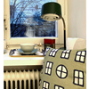 Kissenbezug 45x45 Fenster Grün