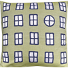 Kissenbezug 45x45 Fenster Grün