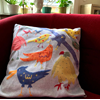 Kissenbezug 45x45cm Vögel
