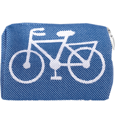 Pouch 12cm Bicycle Sky Blue
