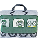 Train cushion/bag Passengers Yellow Green