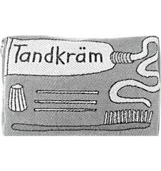 Kulturbeutel 18cm Zahnpasta