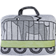 Taie d'oreiller/sac Train Lion Éléphant Vert