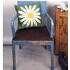 Kissenbezug 45x45cm Wiesen-Margerite Grün