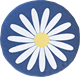 Seat cushion Daisy Blue