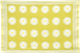 Table mat Daisy Lime
