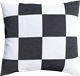 Taie d'oreiller 45x45 Carreaux Noir
