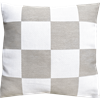 Kuddfodral 45x45cm RutaRand Lingrå