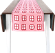 Fabric 35cm Windows Pink