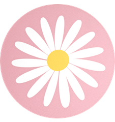 Dessous de Plat Marguerite Rose