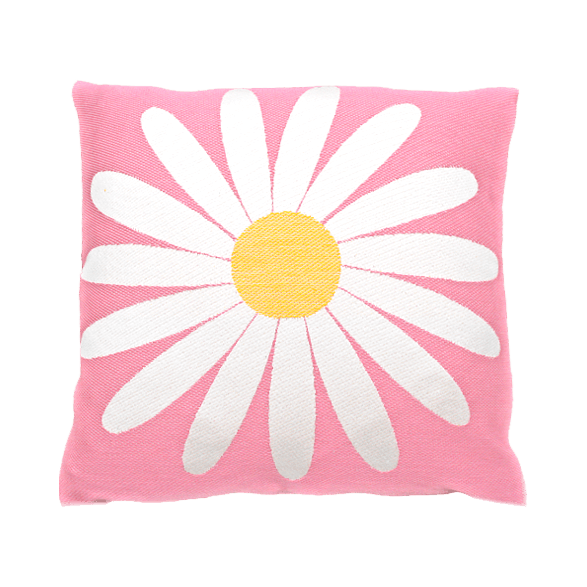 Kuddfodral 30x30cm Prästkrage Rosa