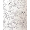 Tissu 145cm Grands Chiens Gris