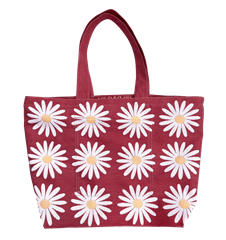 Tote XL Daisy Red