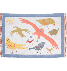 Tischset Vogel Roth