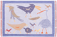 Tischset Vogel Blau