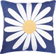 Kissenbezug 45x45cm Wiesen-Margerite Blau