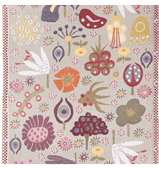 Tissu 45cm Fleurs