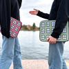 Pochette d'ordinateur Fenêtre Verte