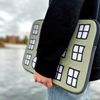 Pochette d'ordinateur Fenêtre Verte