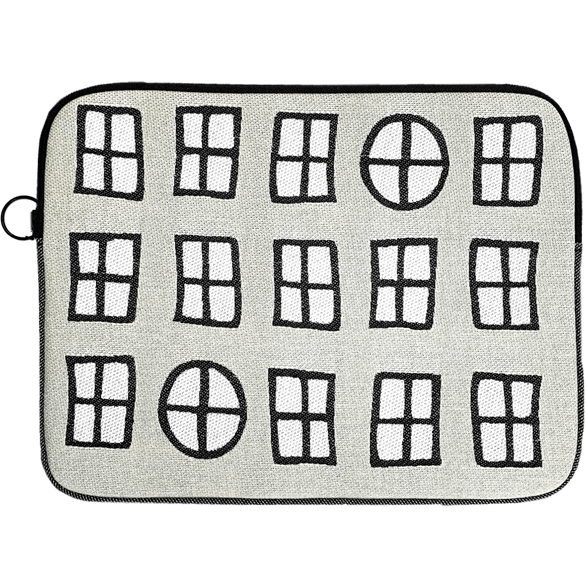 Pochette d'ordinateur Fenêtre Blanche