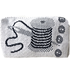 Kulturbeutel 8cm Näh-set Schwarz