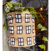 Topfdekoration Fenster Gelb
