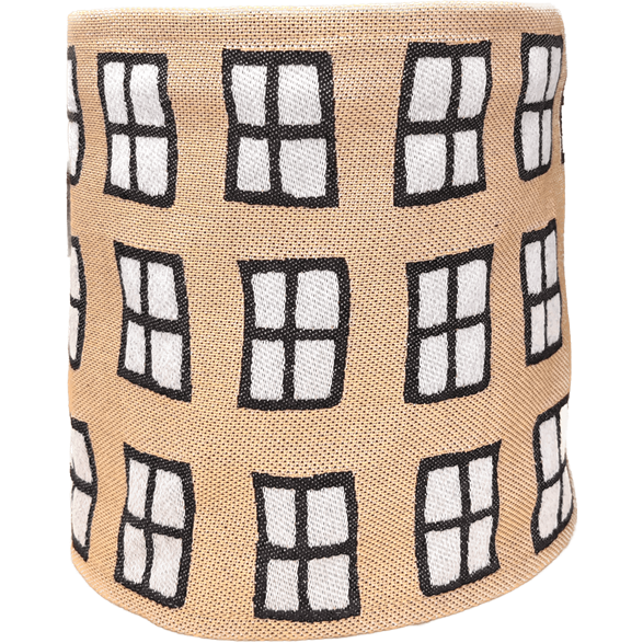 Topfdekoration Fenster Gelb