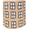 Topfdekoration Fenster Gelb