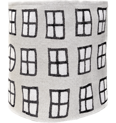Topfdekoration Fenster Weiss