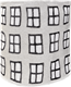 Topfdekoration Fenster Weiss