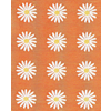 Stoff 35cm Wiesen-Margerite Orange