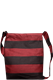 Sac Messager Bandes Rouge Foncées/Noires
