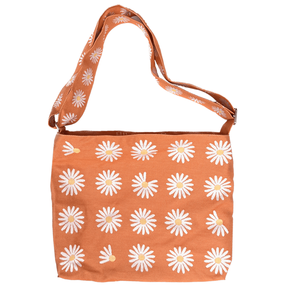 Messenger Bag Wiesen-Margerite Orange