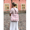 Messenger Bag Wiesen-Margerite Leinrosa