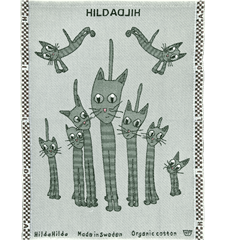 Towel Cat Gang Green
