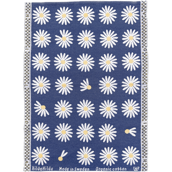 Handtuch Wiesen-Margerite Blau