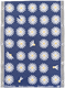 Essuie-mains Marguerites Bleu