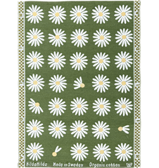Essuie-mains Marguerites Vert
