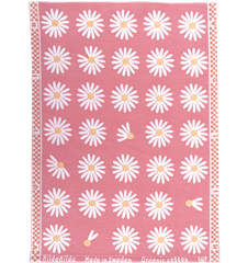 Essuie-mains Marguerites Rose