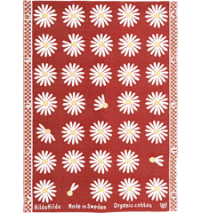 Essuie-mains Marguerites Rouge