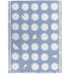 Essuie-mains Marguerites Bleu Clair