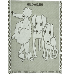 Handduk Hundkompisar Grön