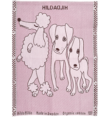 Handtuch 3 Hunde Rosa
