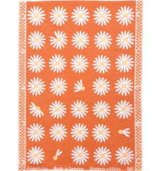 Essuie-mains Marguerites Orange