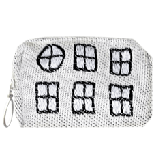 Pouch 8cm Window White