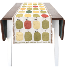 Chemin de table 35x150cm Pommes