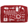 Pouch 18cm Cords Red