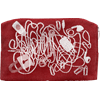 Pouch 18cm Cords Red